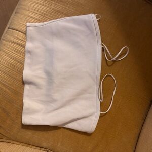 White Ribbed tank  Top - alo yoga